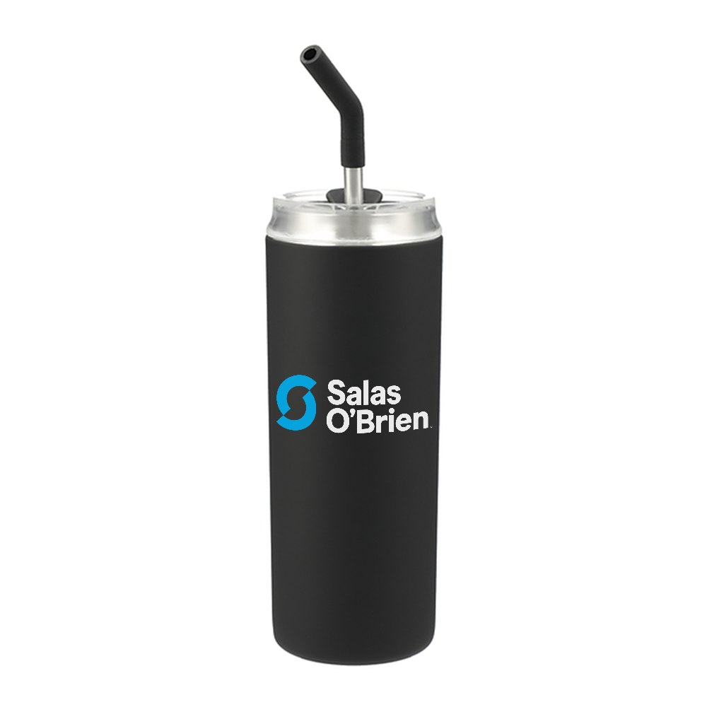 Salas O'Brien Vacuum Tumbler with Stainless Steel Straw - 20oz