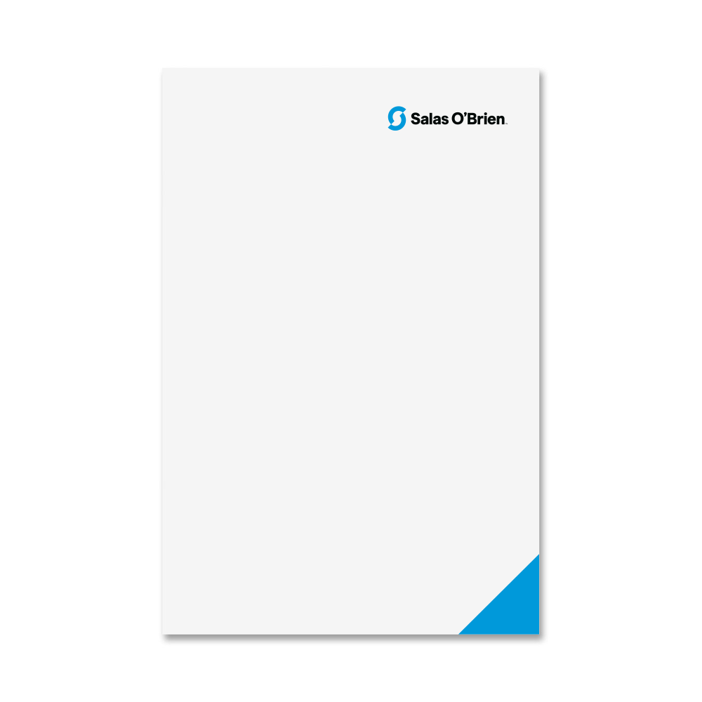 Full Color 5.5" x 8.5" Memo Pads - 50 Sheets